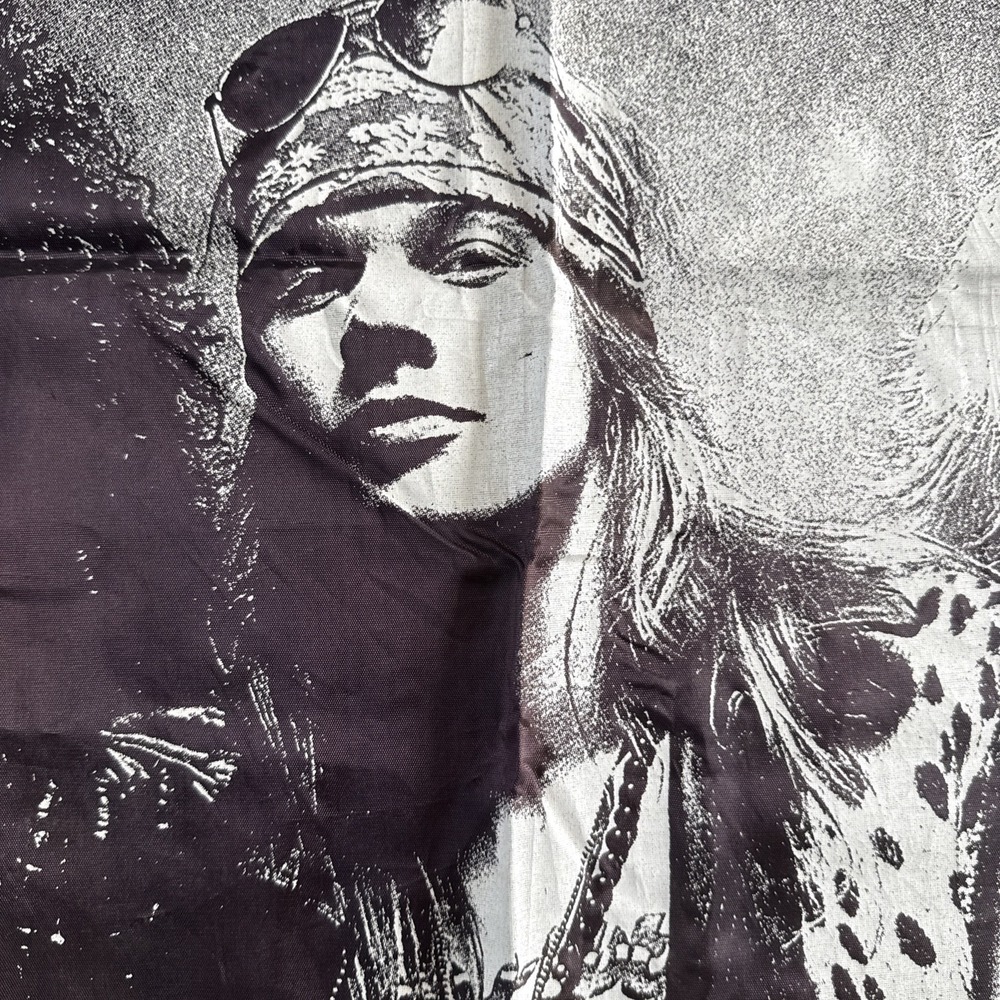 Vintage GUNS N AND ROSES Banner FLAG Tapestry WALL HANGING Poster AXL Slash 1988 - Picture 11 of 16